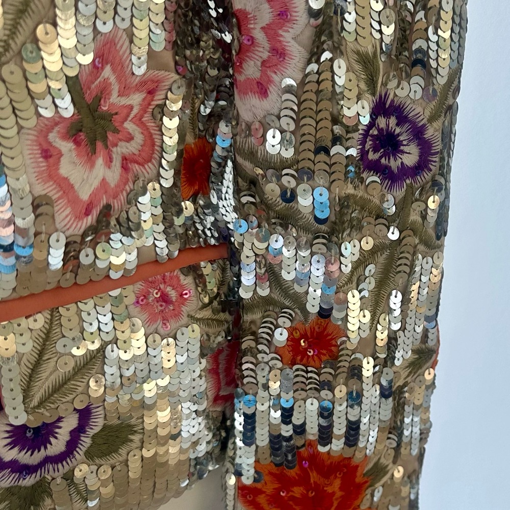 Alice + Olivia Multicolor Sequin Blazer - Picture 5 of 8